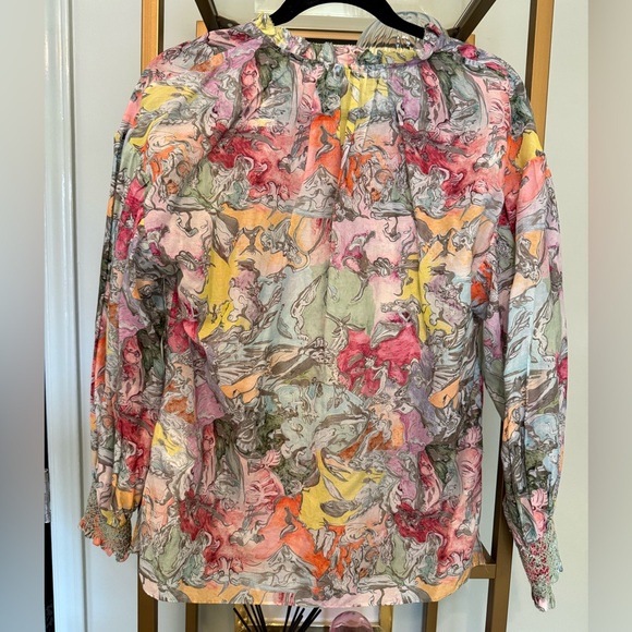 Alice + Olivia x X LOLA SCHNABEL Julius Tunic Blouse - Picture 9 of 10